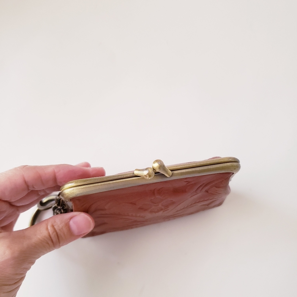 Patricia Nash Tan Leather Coin Purse - Picture 11 of 15
